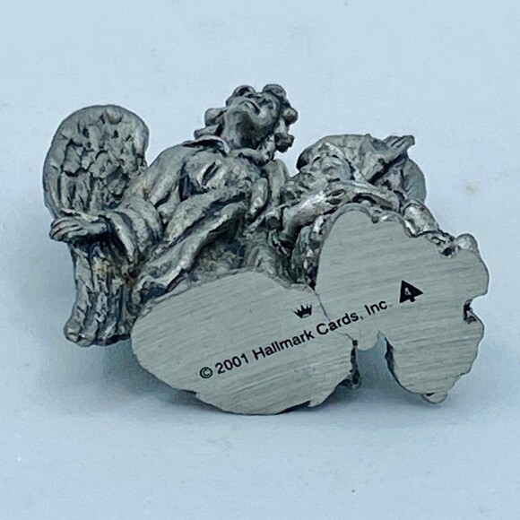 Hallmark Keepsake Ornament Minature The Nativity Pewter Dated 2001 with Box - Picture 5 of 6